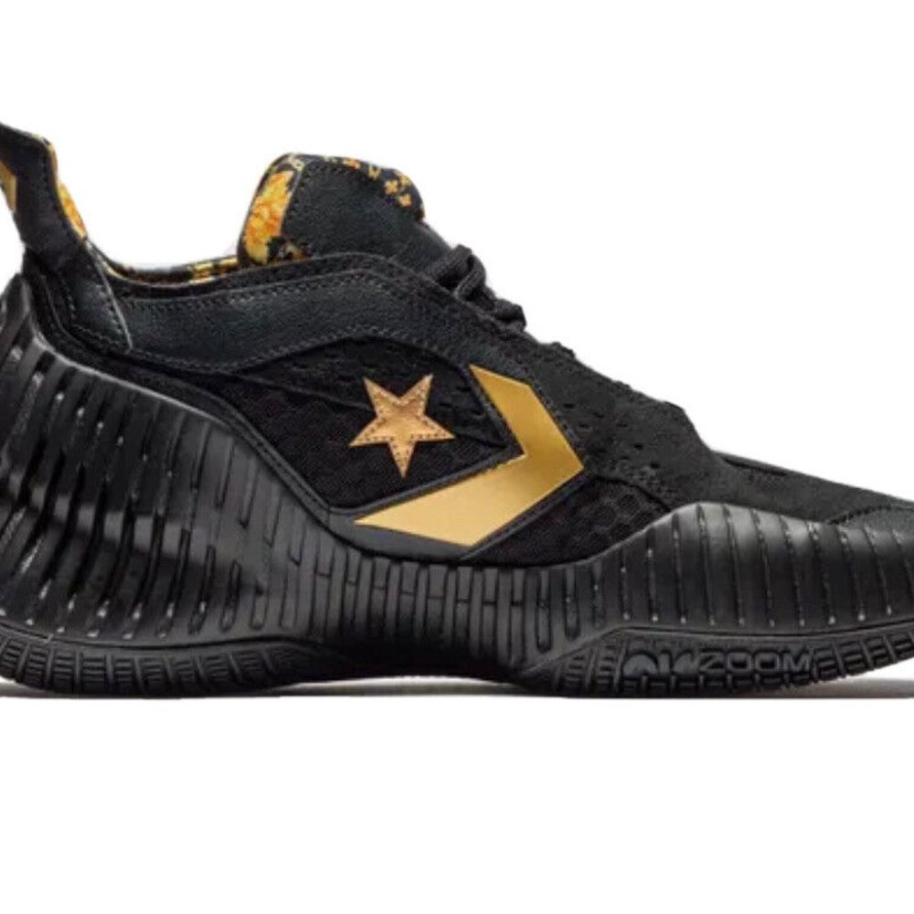 Converse All Star BB Prototype CX Mid Black Gold Mens Basketball A02515C - Picture 6 of 15
